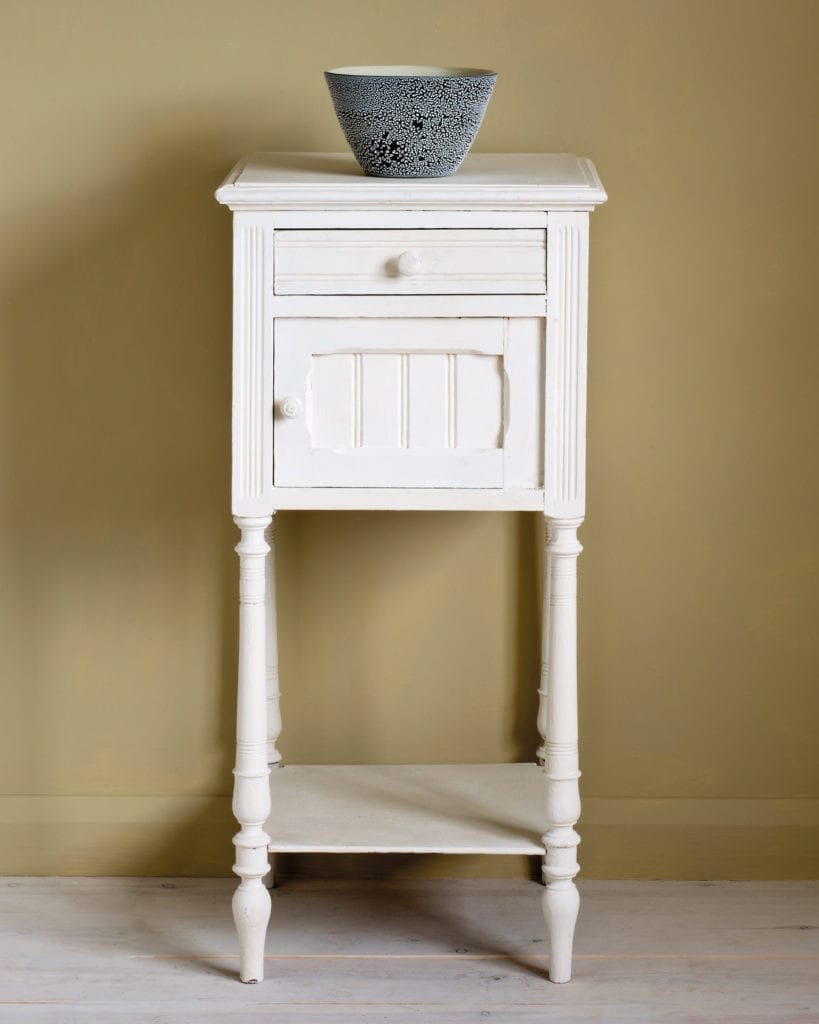 Original White side table chalk paint painted furniture annie sloan chair Robinsnestvintage sydney buy online